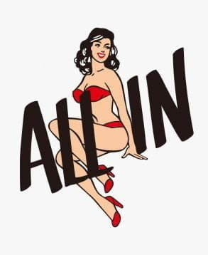 Sexy girl time to bet All-in
