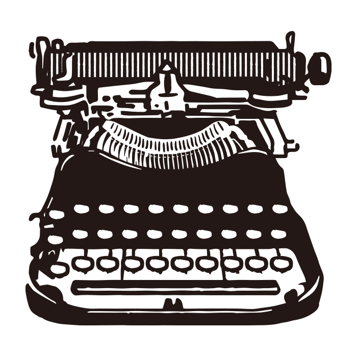 Máquina de escribir antigua (retoques sencillos) / Dibujo | ai illustrator  file | US$ each | Ai & PNG File