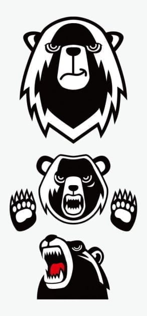 Postać Angry Bear / Rysunek