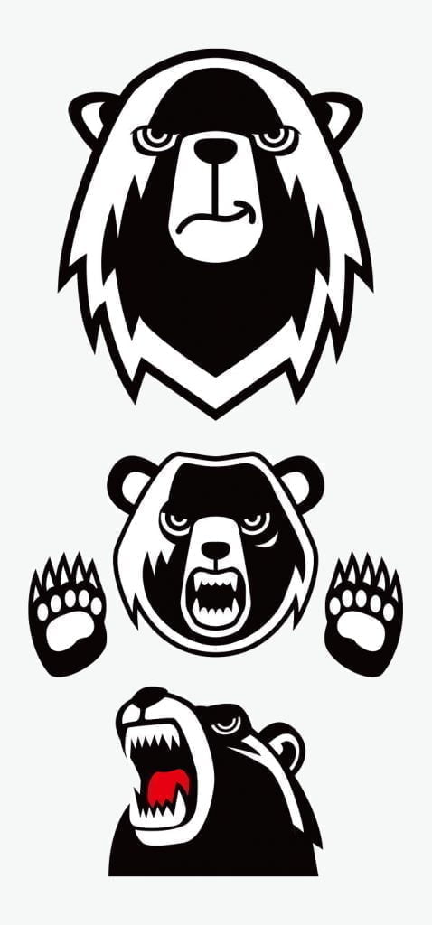 Angry Bear character / Drawing | ai illustrator file | US$5.00 each