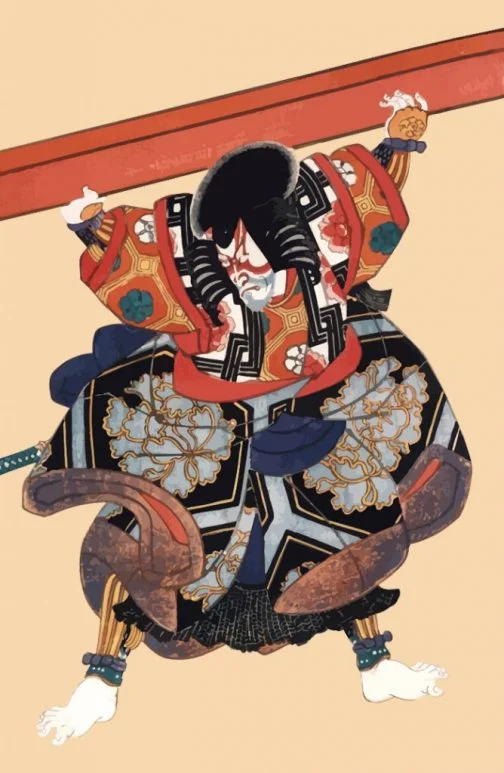 Kabuki Ichikawa Ebizou Japanese Ukiyo-e by Utagawa Kuniyoshi