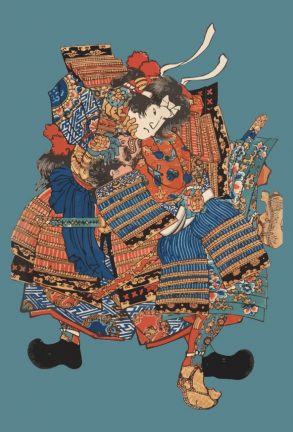 Samurai Japanese Ukiyo-e by Utagawa Kuniyoshi