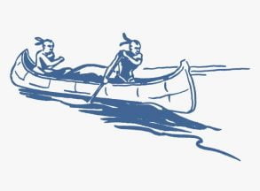 Native American Row a Boat