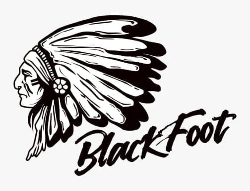 Black Foot - Dibujo de un nativo americano