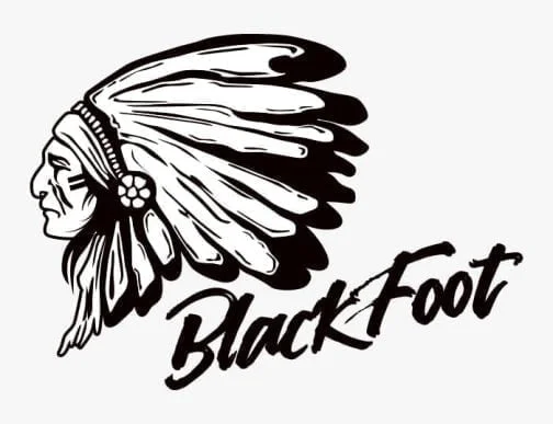 Black Foot - Native American drawing