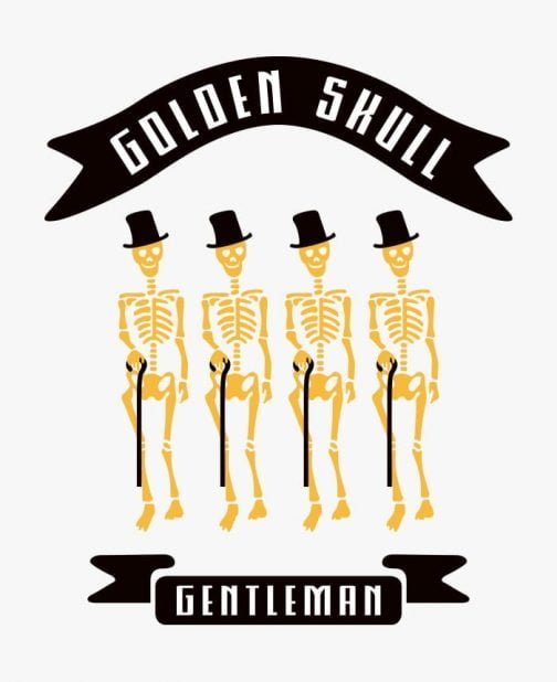 Złota Czaszka Gentleman