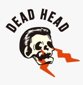 Retro Skull. Dead Head