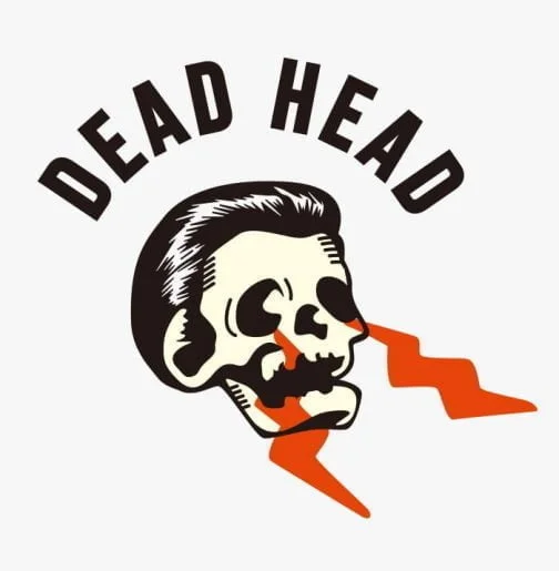 Retro Skull. Dead Head