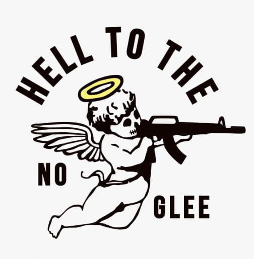 Hell to the No Glee - Angel Soldier Zeichnung