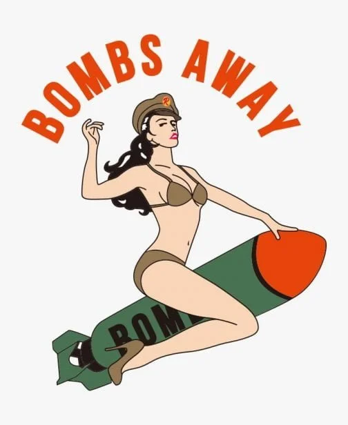 Retro Army Girl - Pin ups