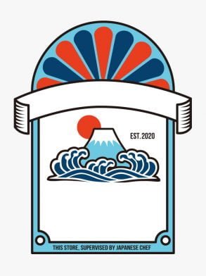 Japanese Retro Sign Board Emblem