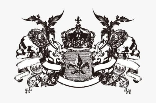 Skull Monotone Emblem