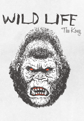 Gorila (kong) de filme / desenho clássico