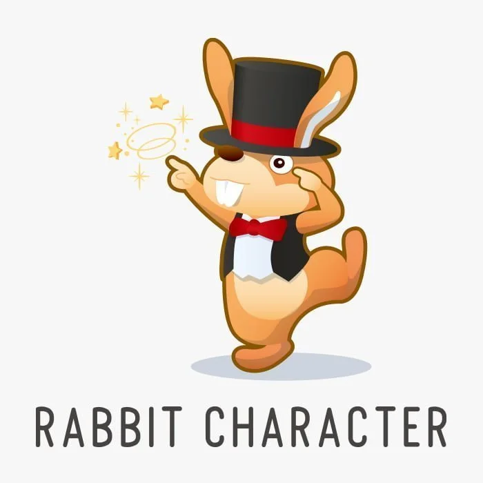 可愛いウサギのダンス / イラスト | ai illustrator file | US