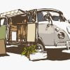レトロなキッチンカー / イラスト - 画像 (2)