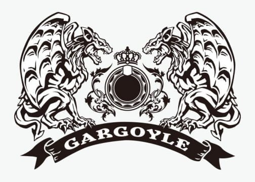 Gargoyle-Emblem 01 / Zeichnung