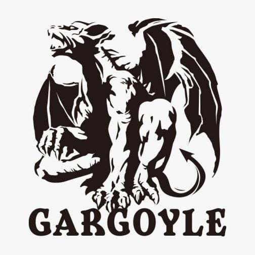 Gargoyle-Emblem 02 / Zeichnung