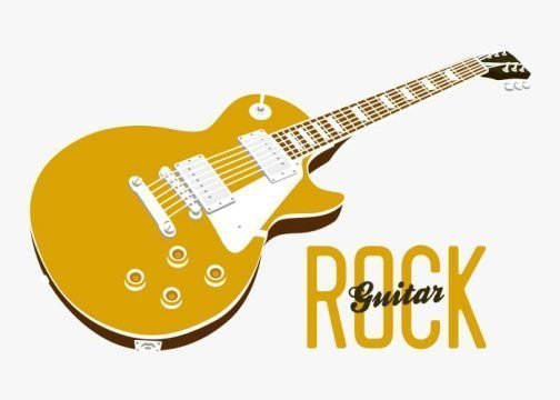 Guitarra / Desenho de Rock