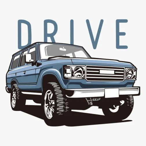 Carro de condução ao ar livre / Desenho