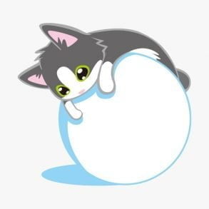 Cat playing with ball