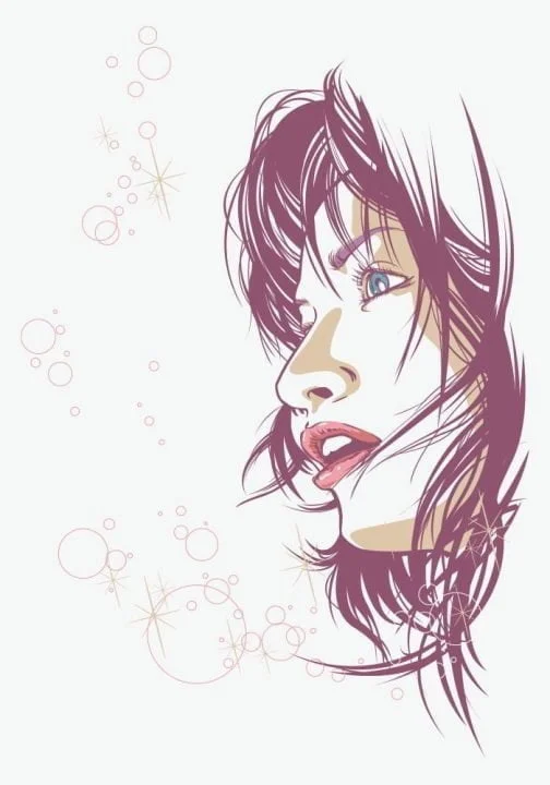 Perfil da mulher / Desenho