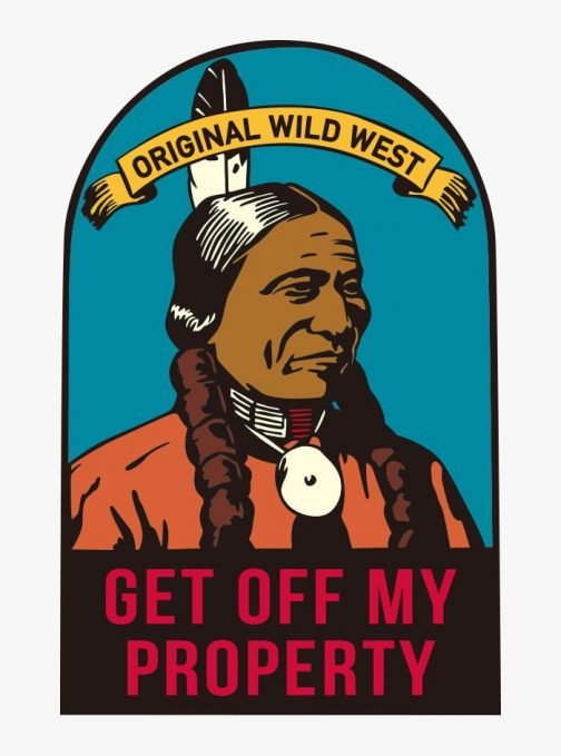 Originale del selvaggio west / nativo americano