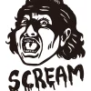 Screaming woman / Drawing - Image 2