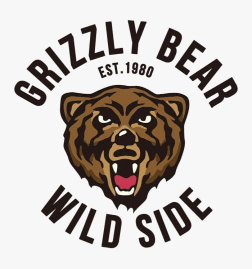 Lato selvaggio dell'orso grizzly
