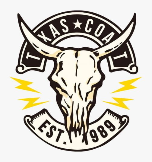 Texas Coast - Cow Skull - Emblem