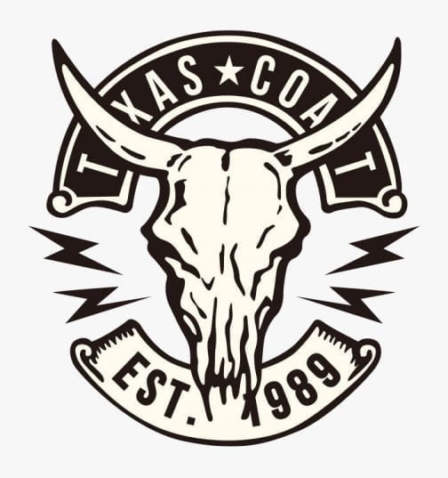 Texas Coast - Cow Skull - Embleem