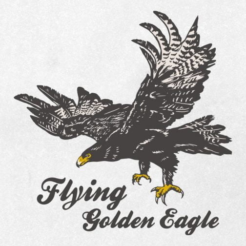 Flying Golden Eagle / Drawing