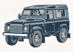 4WD car / Drawing