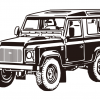 4WD গাড়ী / অঙ্কন - Image 2