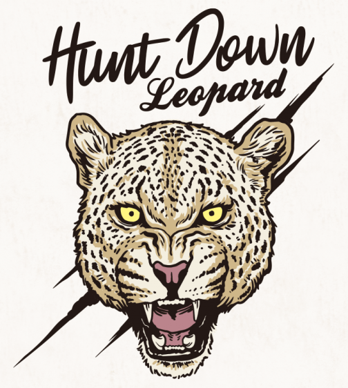Barking Leopard / Panther / Jaguar / Cheetah / Puma / Drawing