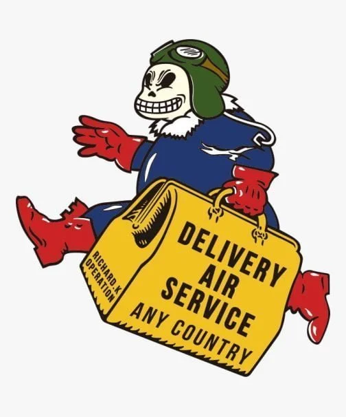 Człowiek z czaszką / Delivery Air Service