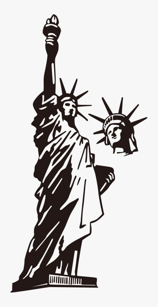 The statue of Liberty / Retro touch