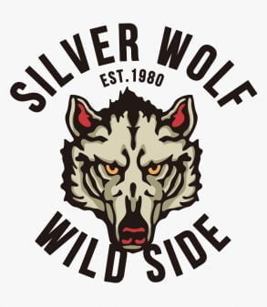Srebrny Wilk / logo Wild Side