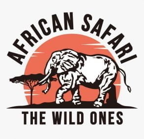 African Safari   Elephant   The Wild Ones   Logo 