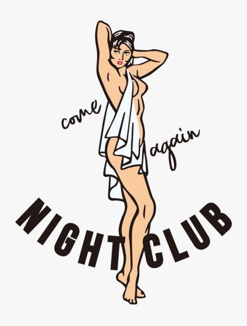 Retro Girl at Night Club / Pin ups