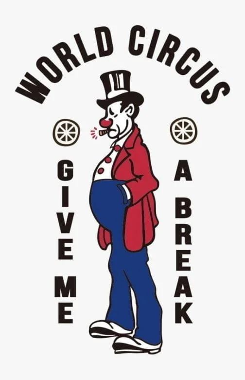 Retro World Circus / Give me a break Logo