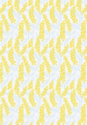 Mimosa flower pattern / Drawing