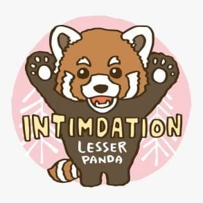 Einschüchternder Roter Panda / Kleiner Panda / Zeichnung