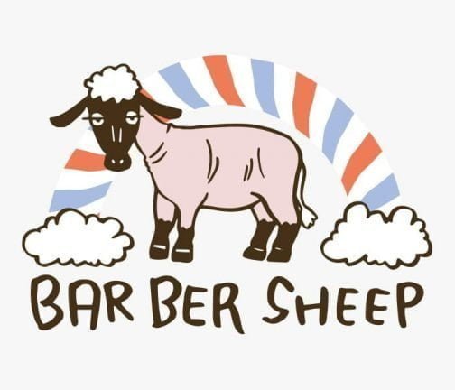 Barbeiro / Desenho de ovelhas