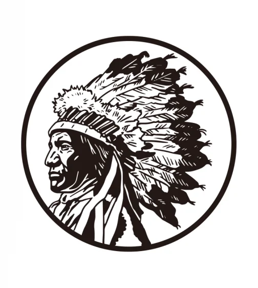 Native american (Indian) logo / Drawing