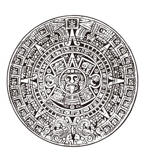 Calendario Azteca / Maya / History Motif