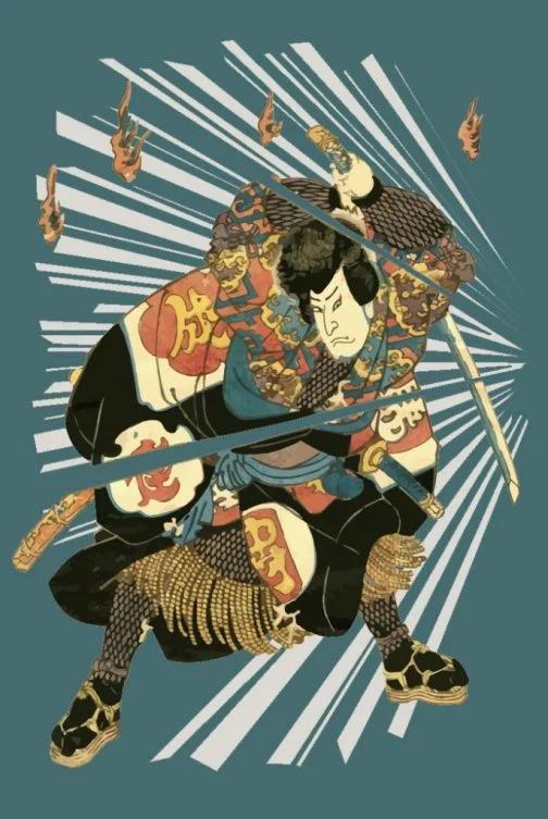 Ichikawa Ebizo Kabuki Japanisches Ukiyo-e von Utagawa Kunisada