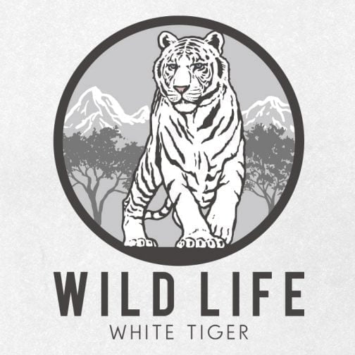 White tiger / Drawing / Logo