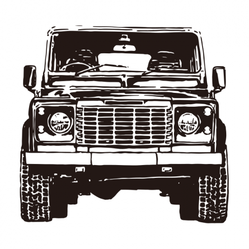 4WD Geländewagen / Zeichnung