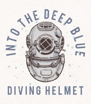Casque de plongée / Dessin