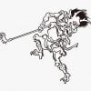 川边京斋的日本妖怪/恶魔画 - 图片 2